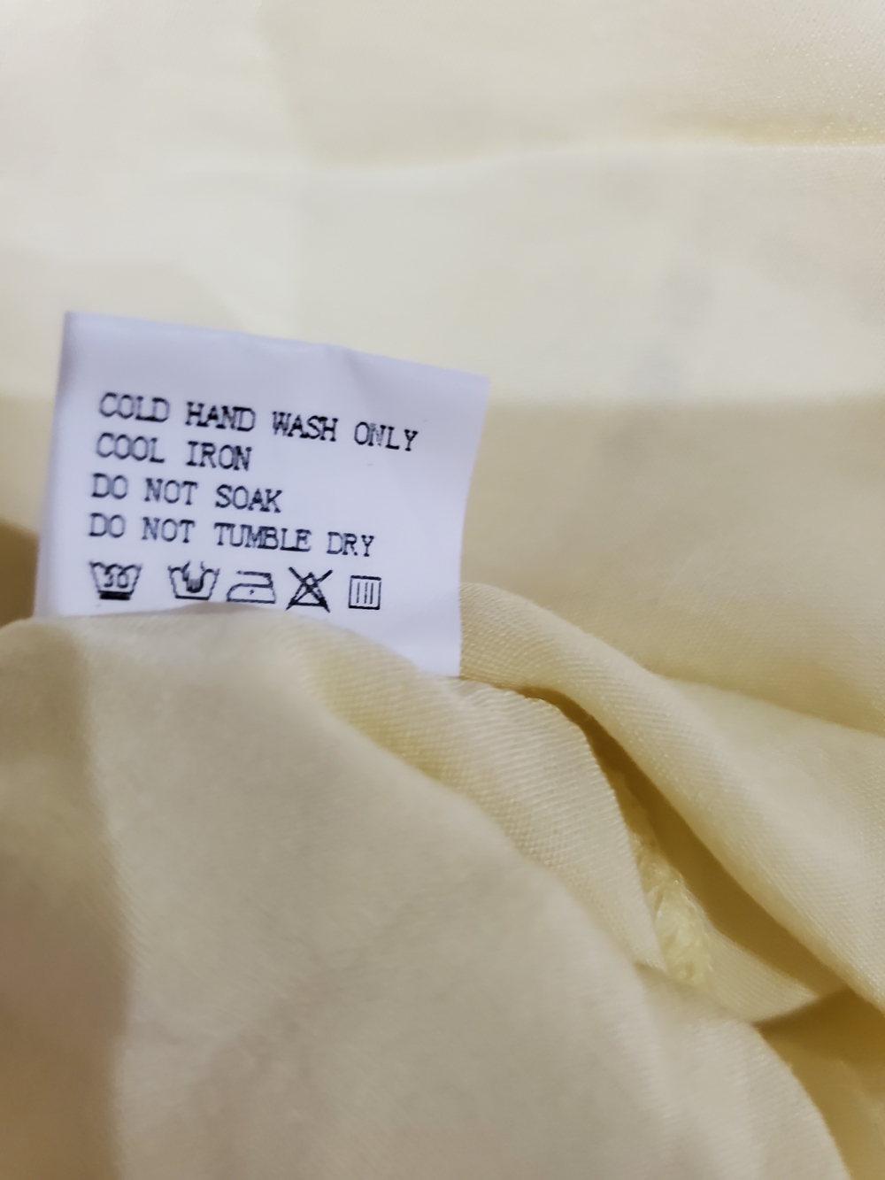 Petal & Pup Pale Yellow Eyelet Maxi Dress with Spaghetti Straps - Picture 9 of 10